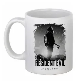 Чашка керамическая Оселя зла Леон Кеннеді Белый фото