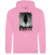 Чоловіча толстовка (худі) Оселя зла Леон Кеннеді Рожевий фото