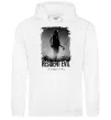 Жіноча толстовка (худі) Оселя зла Леон Кеннеді Білий фото