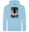 Жіноча толстовка (худі) Оселя зла Леон Кеннеді Блакитний фото