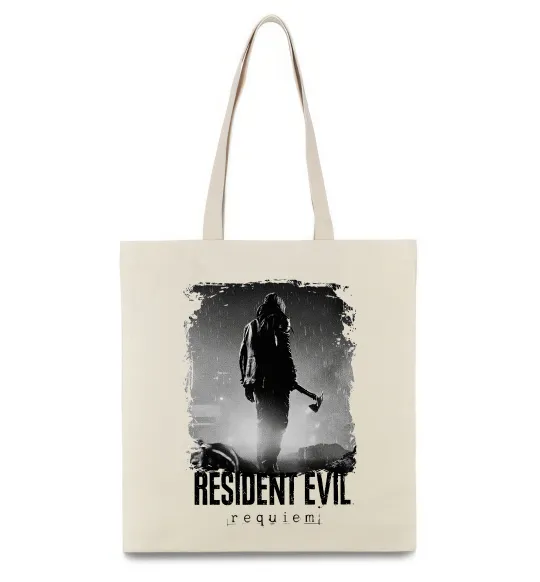 Еко-сумка Оселя зла Леон Кеннеді Бежевий фото