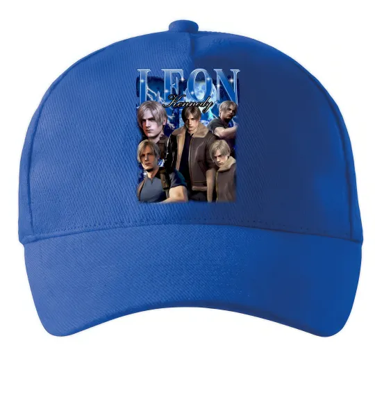 Кепка Leon Kennedy Resident Evil Ярко-синий фото