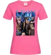 Женская футболка Leon Kennedy Resident Evil Ярко-розовый фото
