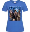 Женская футболка Leon Kennedy Resident Evil Ярко-синий фото