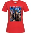Женская футболка Leon Kennedy Resident Evil Красный фото