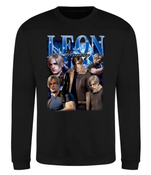 Світшот Leon Kennedy Resident Evil Чорний фото