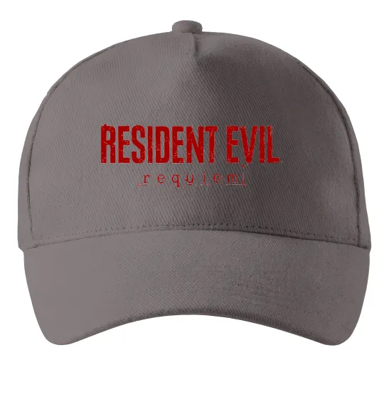Кепка Resident Evil logo Серый фото