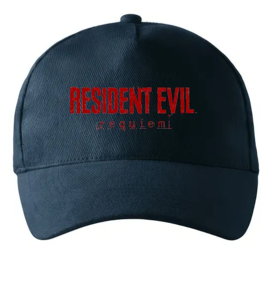 Кепка Resident Evil logo Темно-синий фото