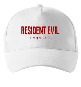 Кепка Resident Evil logo Белый фото