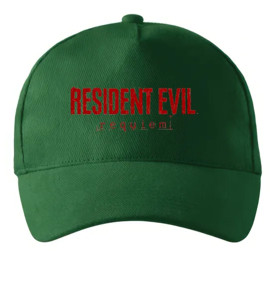 Кепка Resident Evil logo Темно-зеленый фото