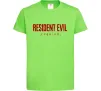 Детская футболка Resident Evil logo Лаймовый фото