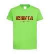 Детская футболка Resident Evil logo Лаймовый фото