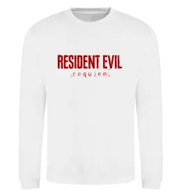 Свитшот Resident Evil logo Белый фото