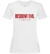 Женская футболка Resident Evil logo Белый фото