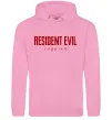Женская толстовка (худи) Resident Evil logo Розовый фото