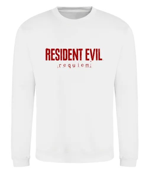 Світшот Resident Evil logo Білий фото