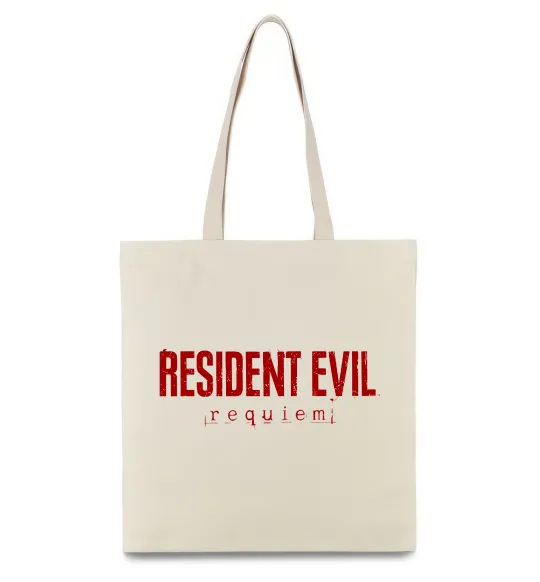 Еко-сумка Resident Evil logo Бежевий фото