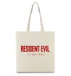 Еко-сумка Resident Evil logo Бежевий фото