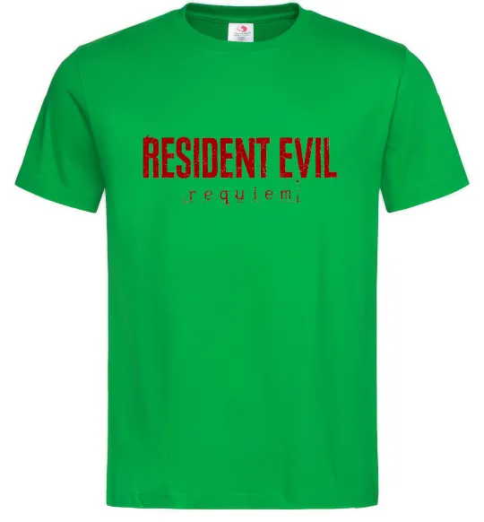 Чоловіча футболка Resident Evil logo Зелений фото