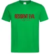 Чоловіча футболка Resident Evil logo Зелений фото
