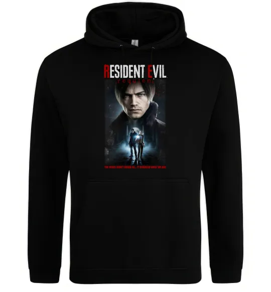 Жіноча толстовка (худі) Virus didn`t break us Resident Evil Чорний фото