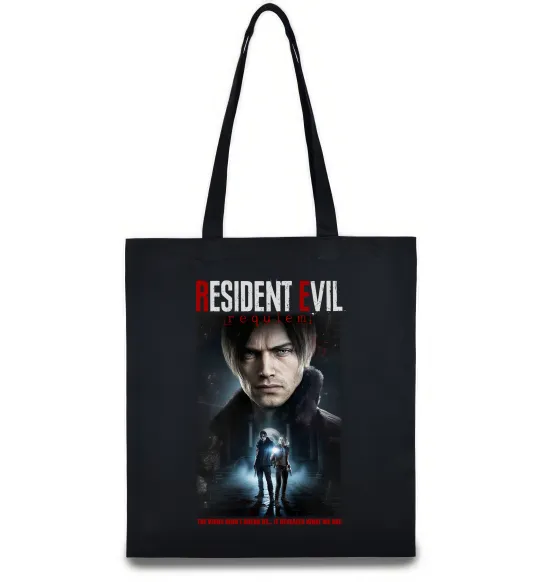 Еко-сумка Virus didn`t break us Resident Evil Чорний фото