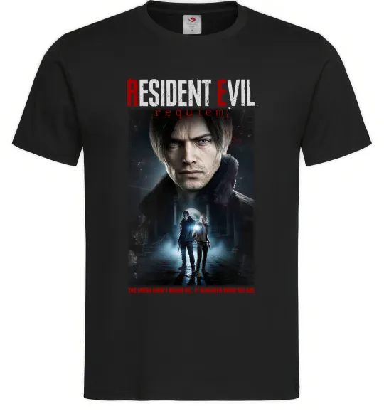 Чоловіча футболка Virus didn`t break us Resident Evil Чорний фото