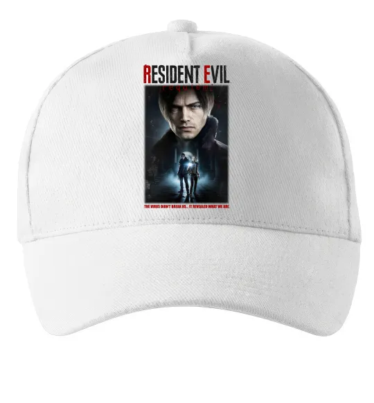 Кепка Virus didn`t break us Resident Evil Білий фото