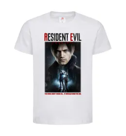 Детская футболка Virus didn`t break us Resident Evil Белый фото