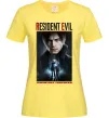 Жіноча футболка Virus didn`t break us Resident Evil Лимонний фото