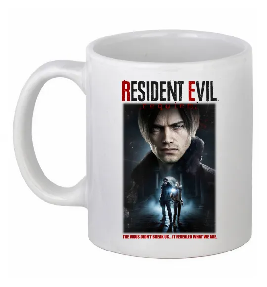 Чашка керамічна Virus didn`t break us Resident Evil Білий фото