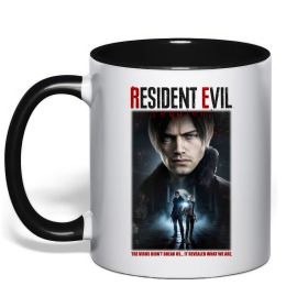 Чашка с цветной ручкой Virus didn`t break us Resident Evil