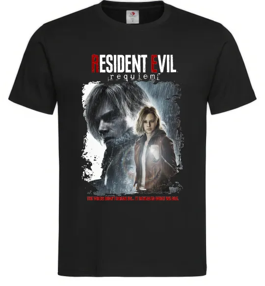 Чоловіча футболка Requiem Resident Evil Чорний фото