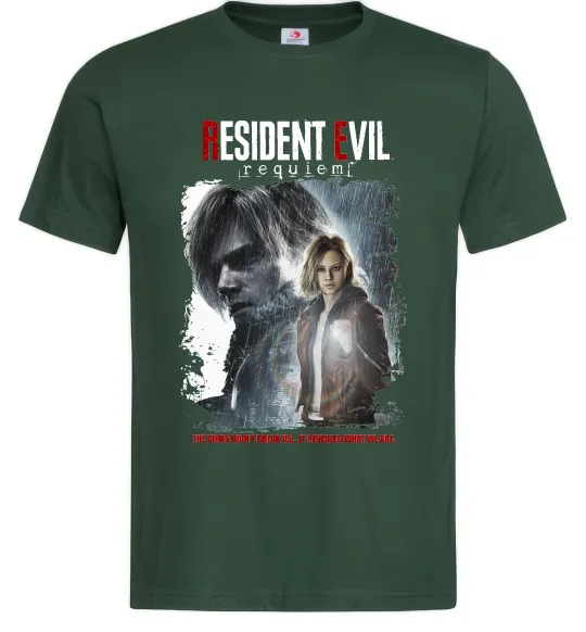 Чоловіча футболка Requiem Resident Evil Темно-зелений фото