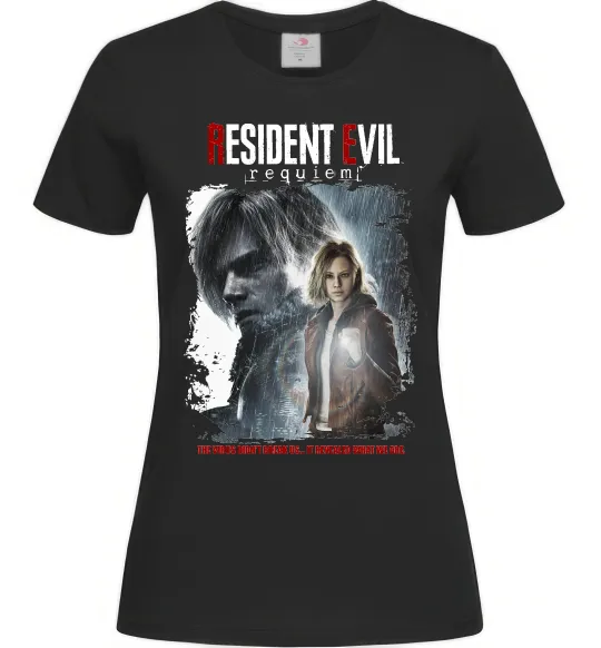 Женская футболка Requiem Resident Evil Черный фото