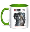 Чашка с цветной ручкой Requiem Resident Evil Лаймовый фото