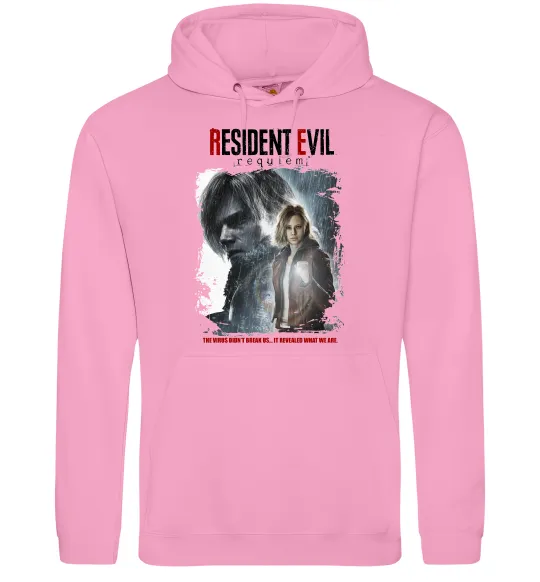 Чоловіча толстовка (худі) Requiem Resident Evil Рожевий фото