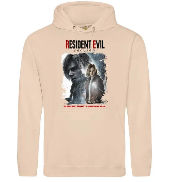 Женская толстовка (худи) Requiem Resident Evil Песочный фото