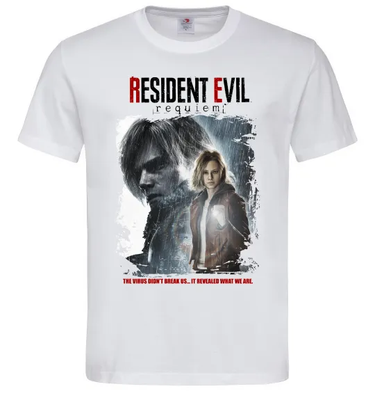 Чоловіча футболка Requiem Resident Evil Білий фото