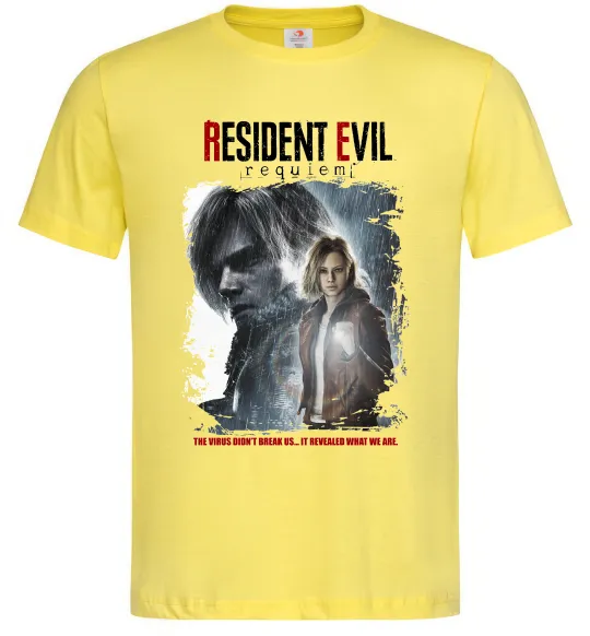 Чоловіча футболка Requiem Resident Evil Лимонний фото