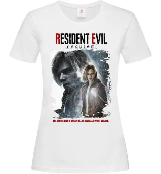 Женская футболка Requiem Resident Evil Белый фото