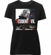 Женская премиум футболка Requiem for the dead Resident Evil Черный фото