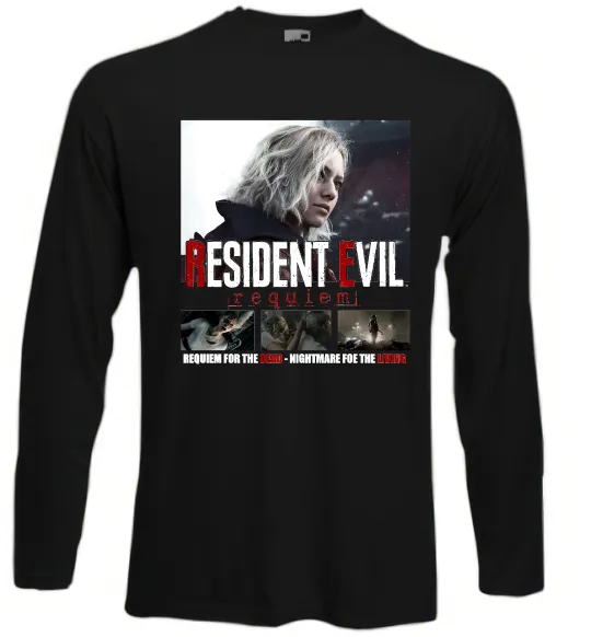 Лонгслив Requiem for the dead Resident Evil Черный фото