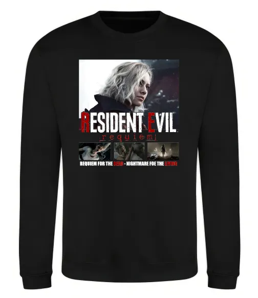 Свитшот Requiem for the dead Resident Evil Черный фото