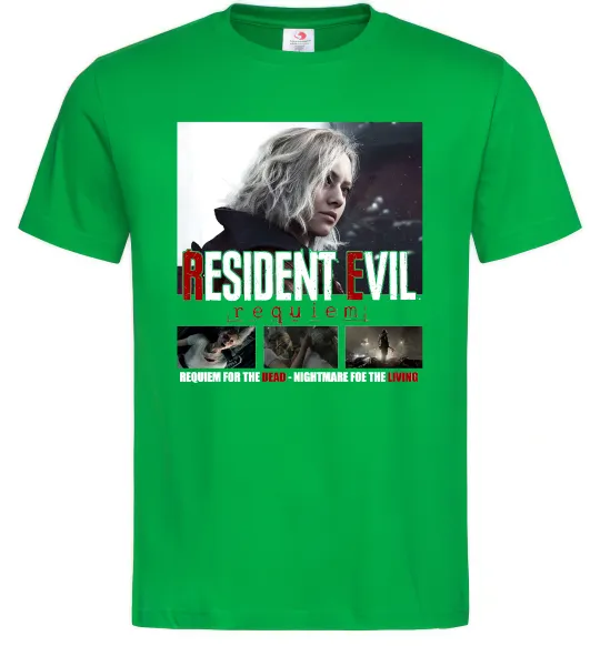 Чоловіча футболка Requiem for the dead Resident Evil Зелений фото