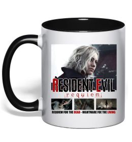 Чашка з кольоровою ручкою Requiem for the dead Resident Evil