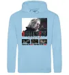 Чоловіча толстовка (худі) Requiem for the dead Resident Evil Блакитний фото
