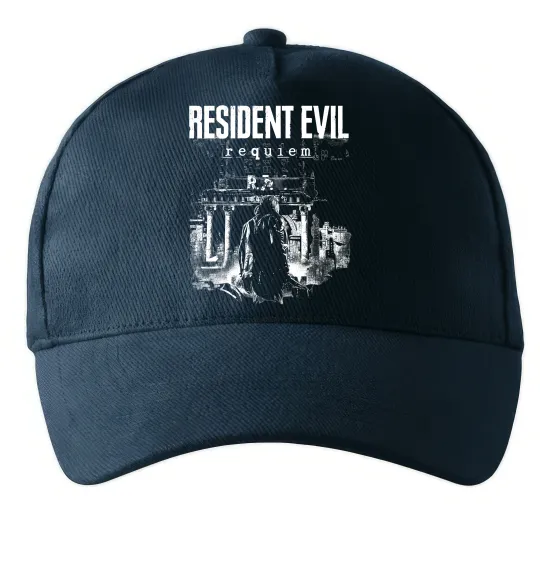 Кепка Resident Evil Requiem poster Темно-синий фото