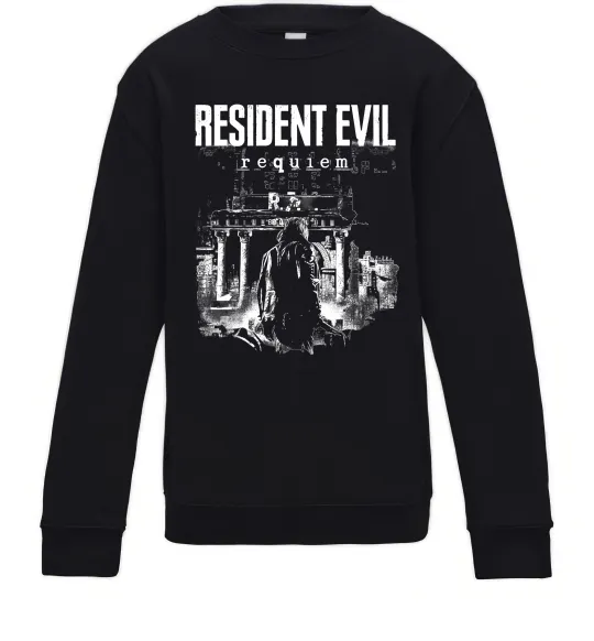 Дитячий світшот Resident Evil Requiem poster Чорний фото