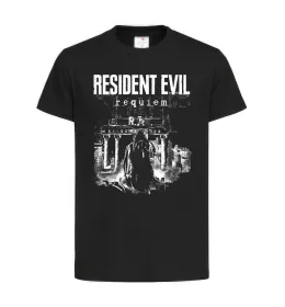 Детская футболка Resident Evil Requiem poster Черный фото